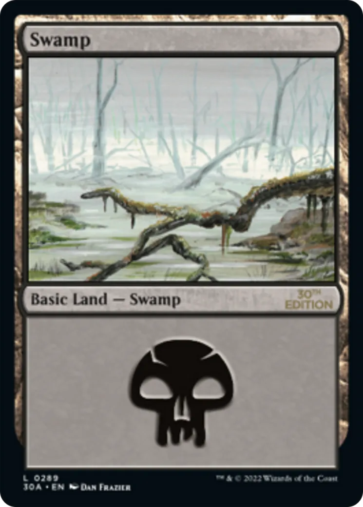 Swamp — 30th Anniversary Edition — Magic: The Gathering
