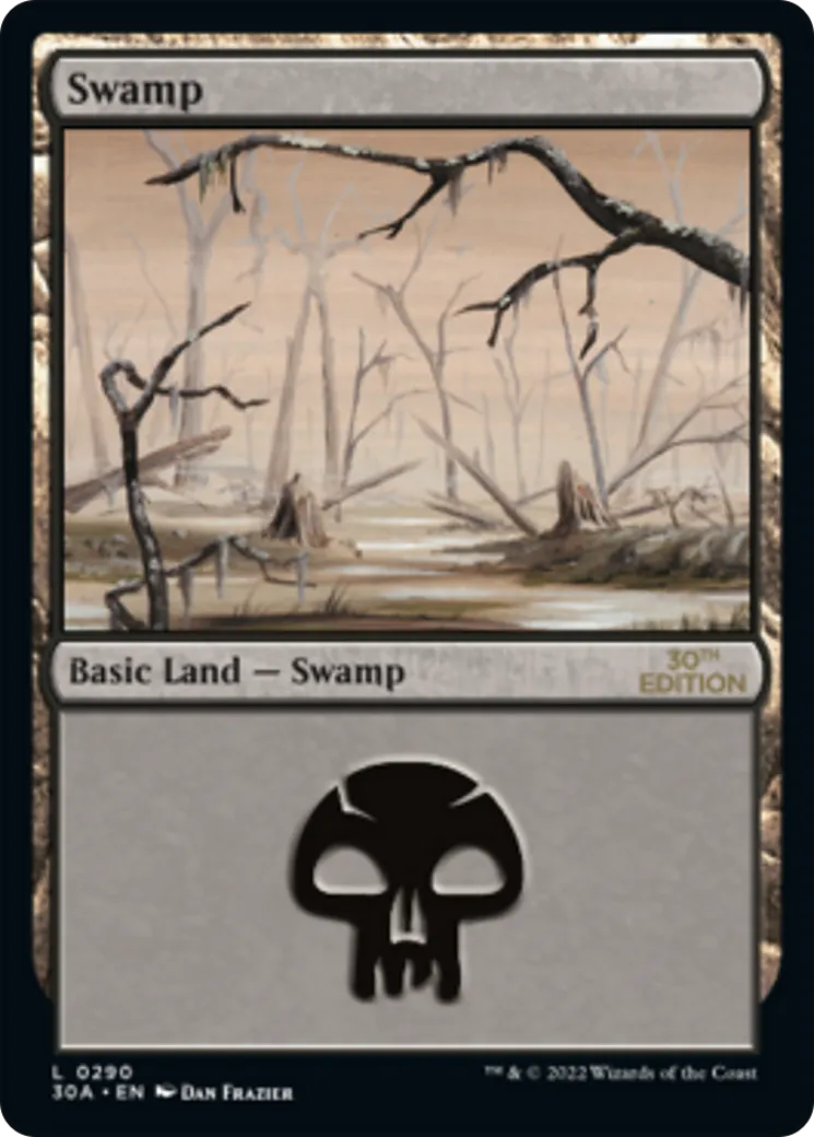 Swamp — 30th Anniversary Edition — Magic: The Gathering