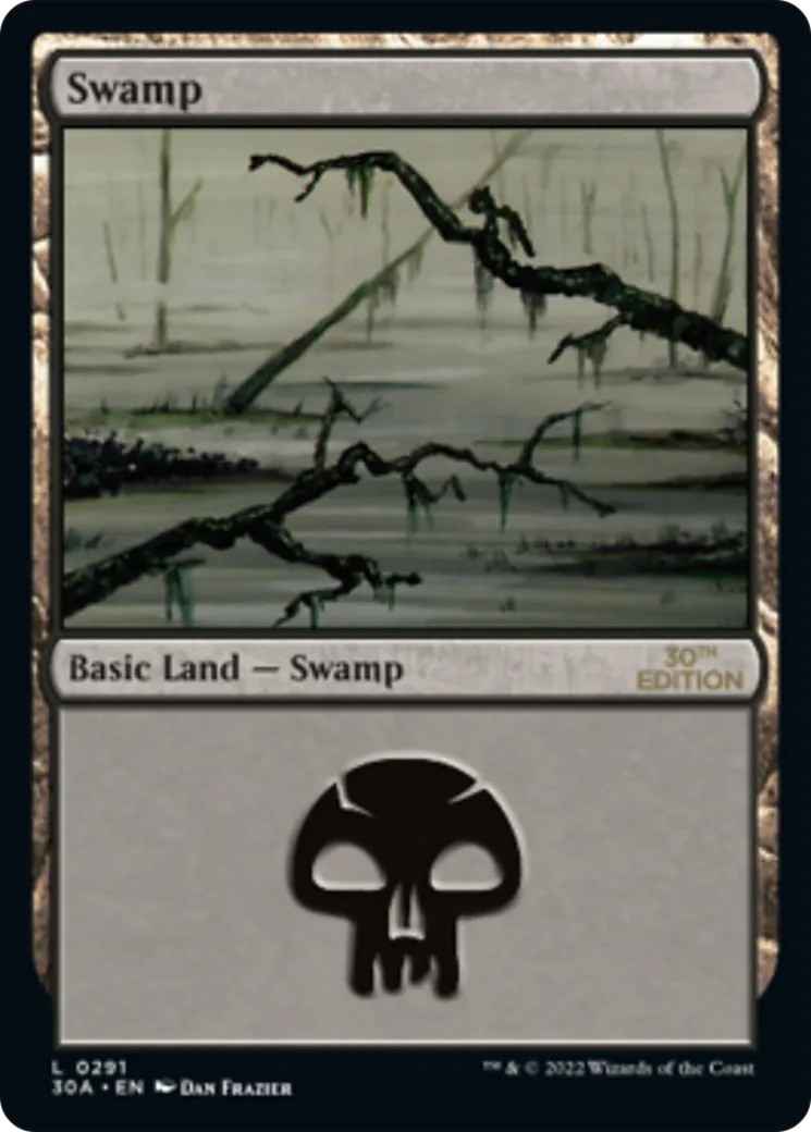 Swamp — 30th Anniversary Edition — Magic: The Gathering