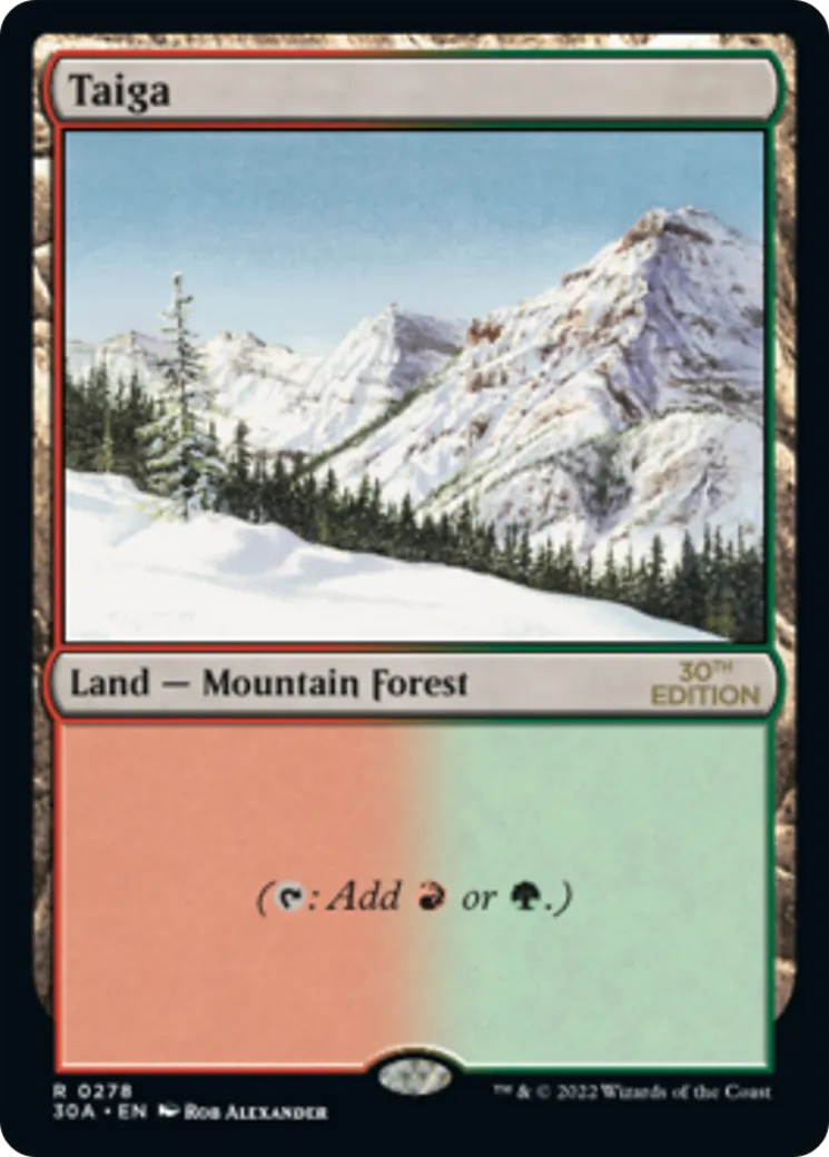 Taïga — 30th Anniversary Edition — Magic: The Gathering