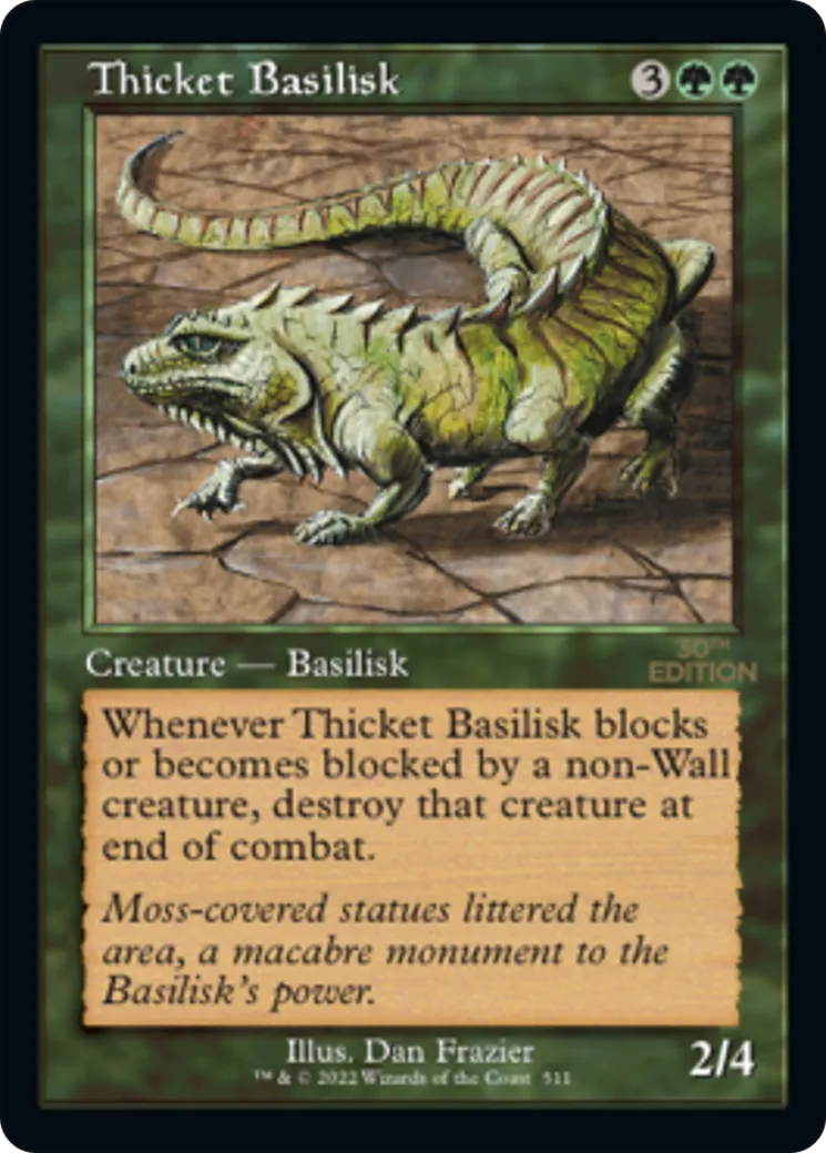 Basilic des halliers — 30th Anniversary Edition — Magic: The Gathering