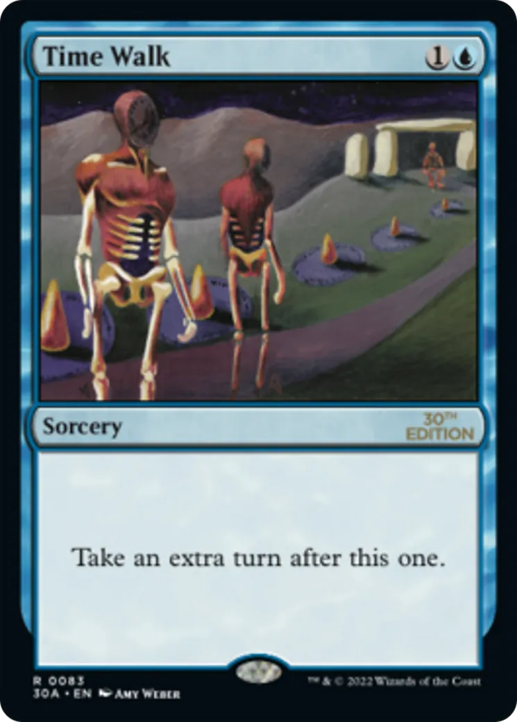Time Walk — 30th Anniversary Edition — Magic: The Gathering