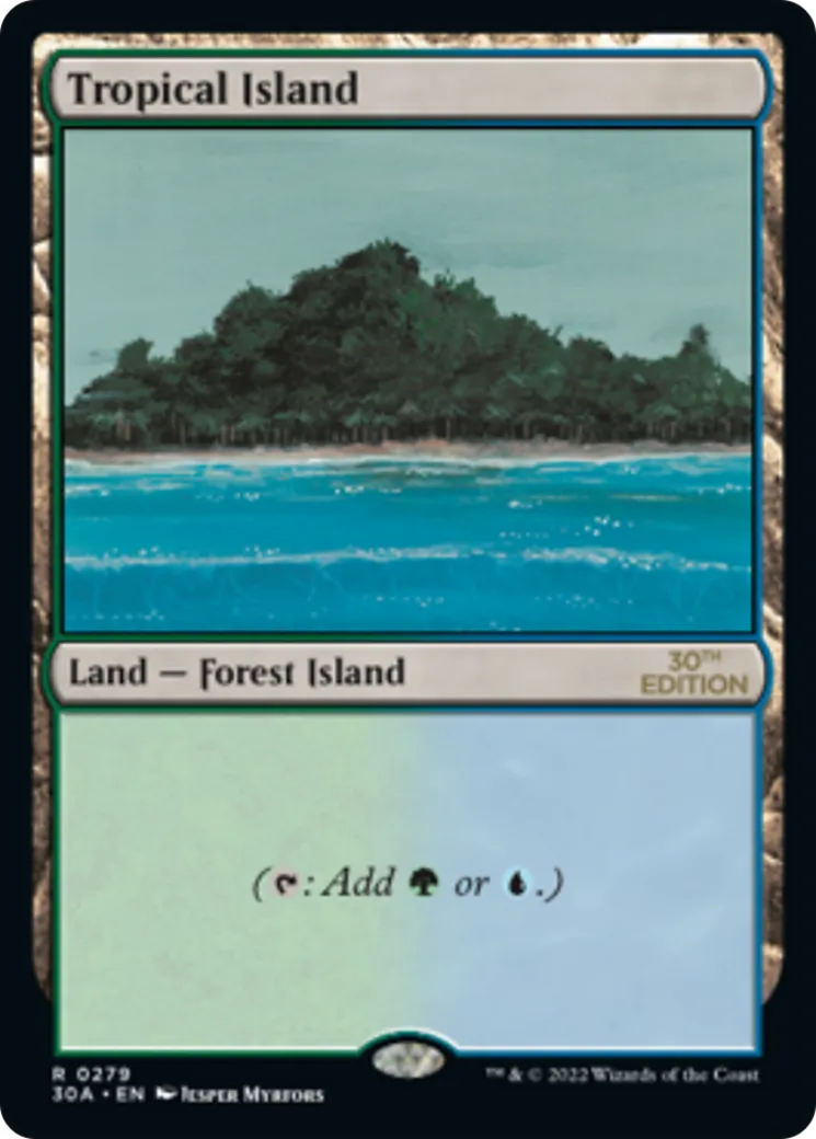 Ile tropicale — 30th Anniversary Edition — Magic: The Gathering