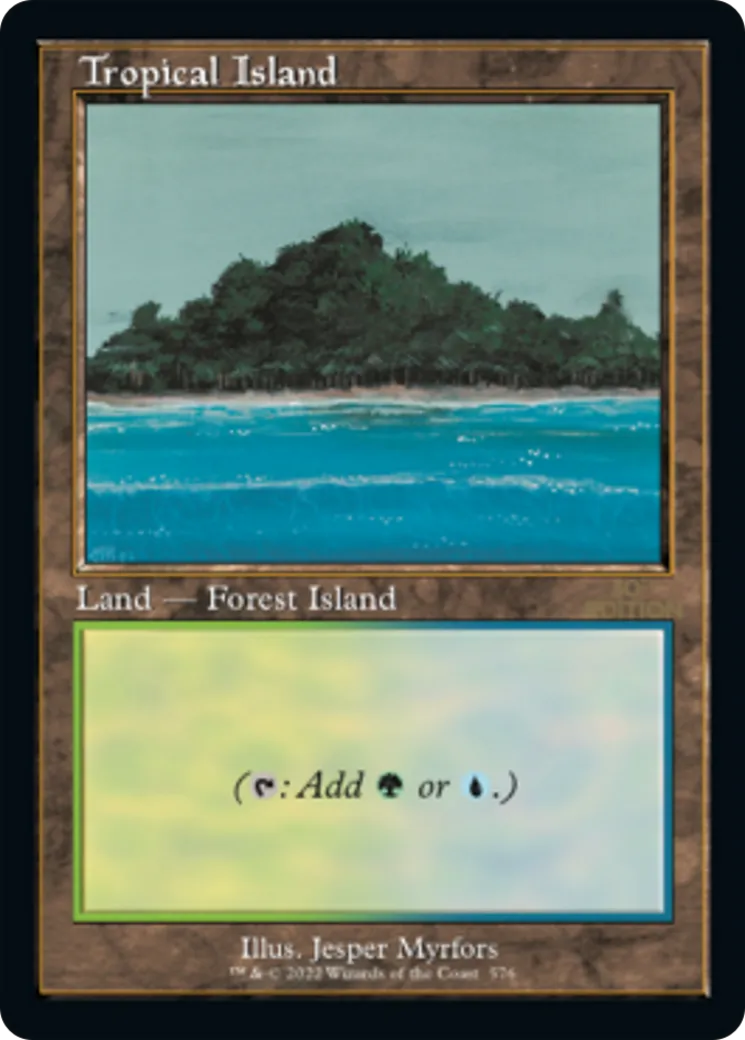 Tropical Island — 30th Anniversary Edition — Magic: The Gathering