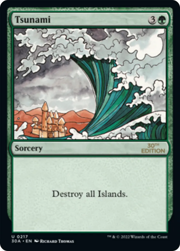Tsunami — 30th Anniversary Edition — Magic: The Gathering