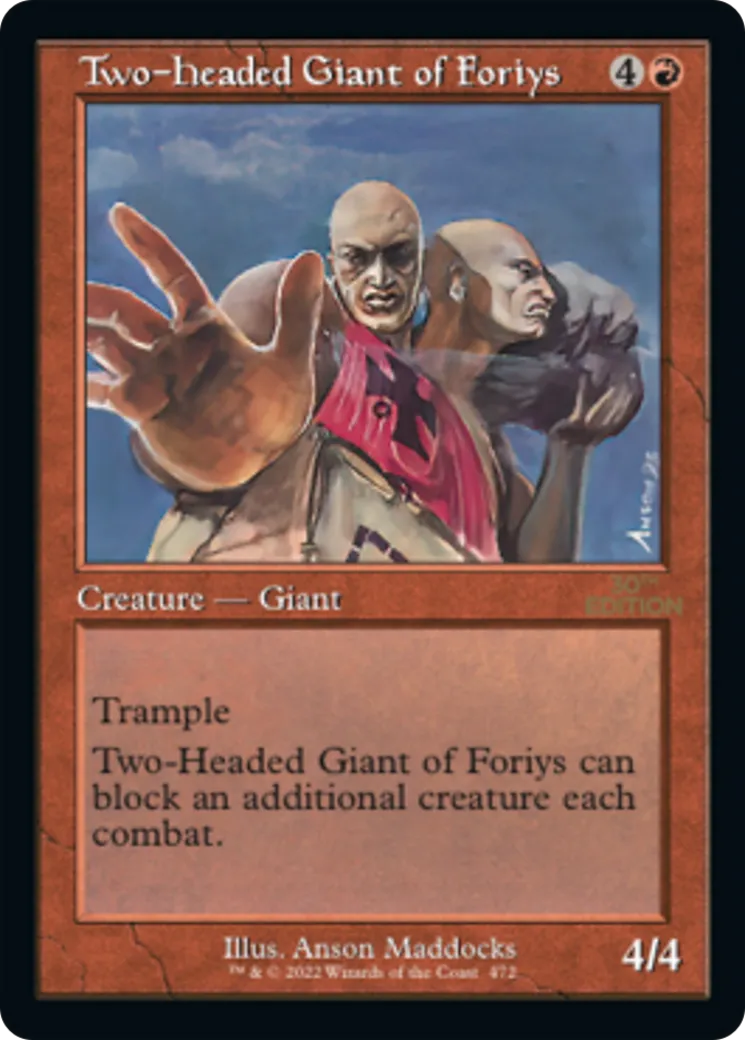 Two-Headed Giant of Foriys — 30th Anniversary Edition — Magic: The Gathering