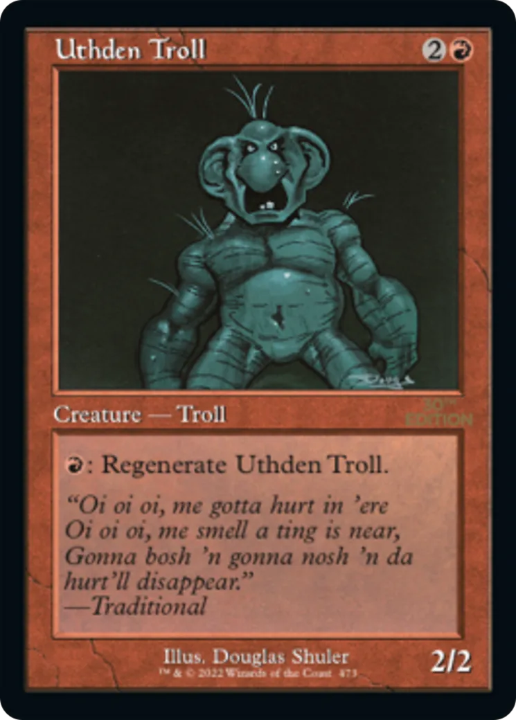 Uthden Troll — 30th Anniversary Edition — Magic: The Gathering