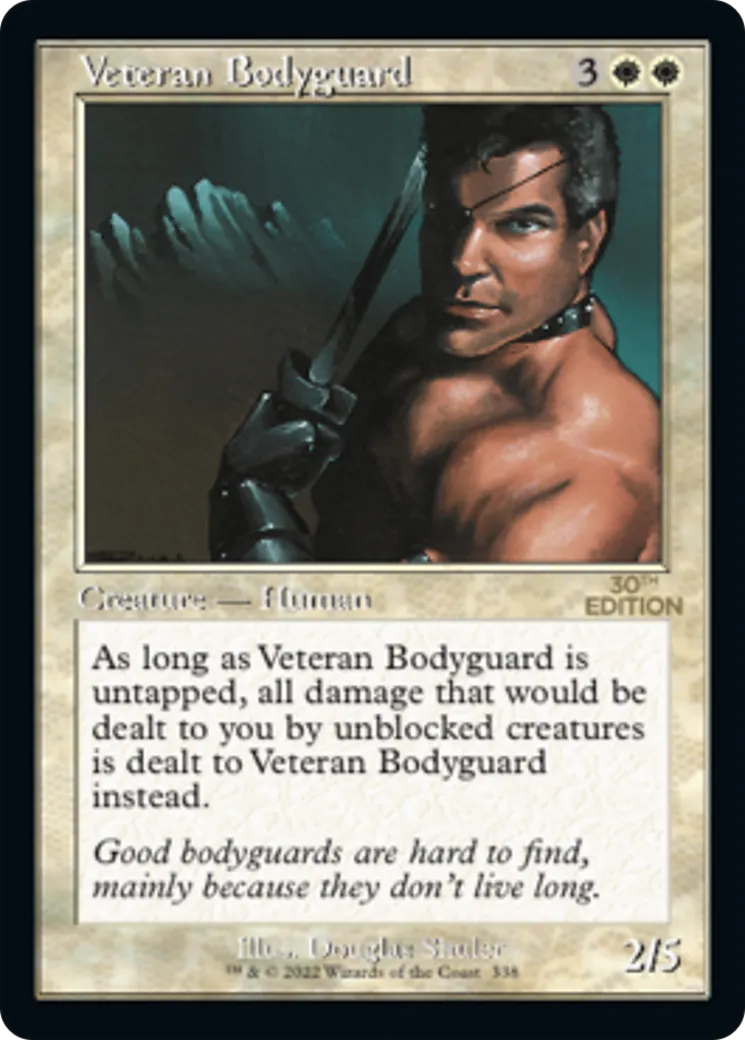 Garde du corps émérite from 30th Anniversary Edition - Magic: The Gathering