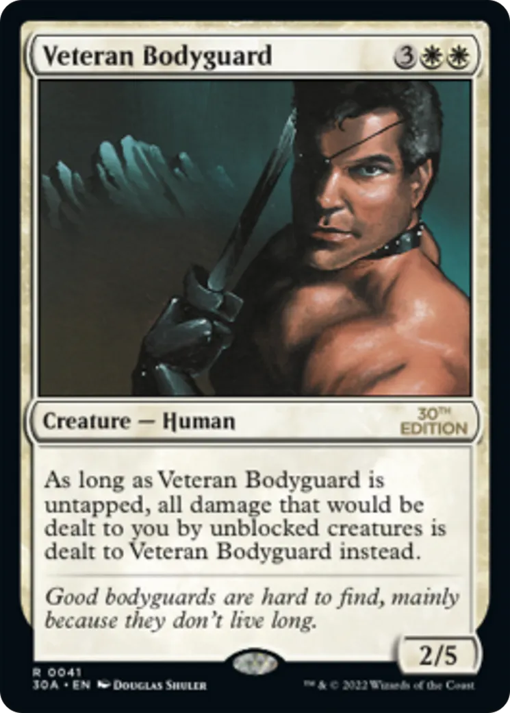Veteran Bodyguard — 30th Anniversary Edition — Magic: The Gathering