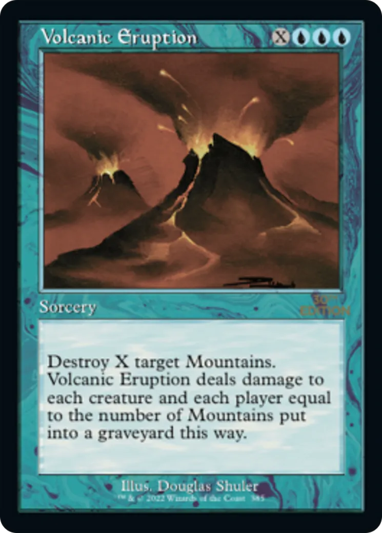 Eruption volcanique — 30th Anniversary Edition — Magic: The Gathering