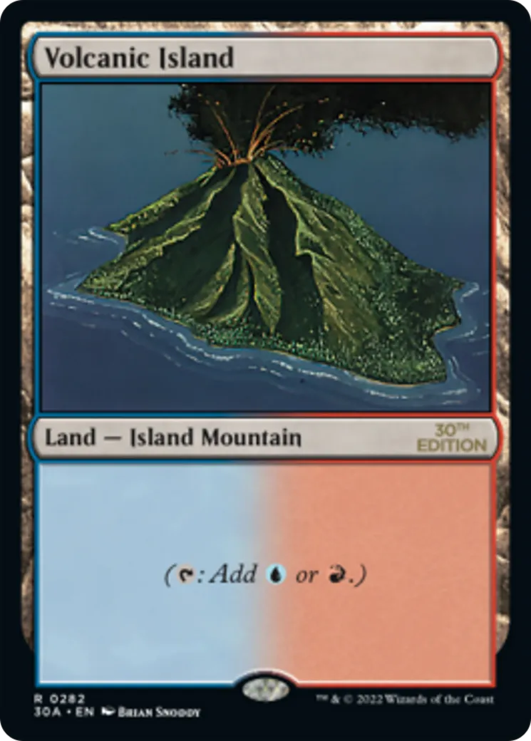 Volcanic Island — 30th Anniversary Edition — Magic: The Gathering