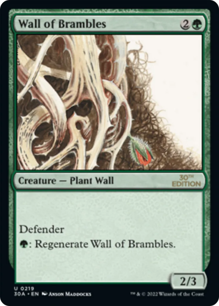 Mur de ronces — 30th Anniversary Edition — Magic: The Gathering