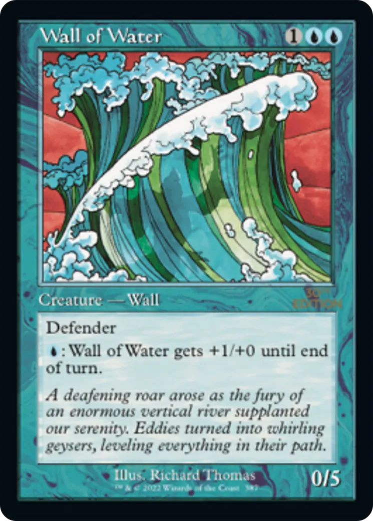 Mur d'eau — 30th Anniversary Edition — Magic: The Gathering