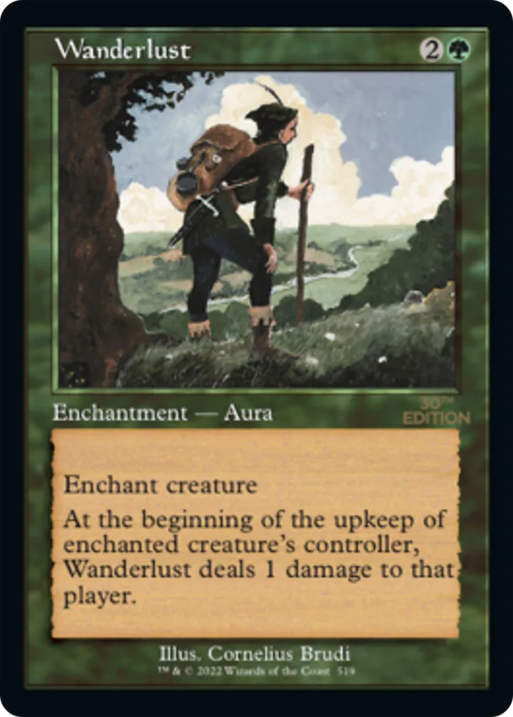 Wanderlust — 30th Anniversary Edition — Magic: The Gathering
