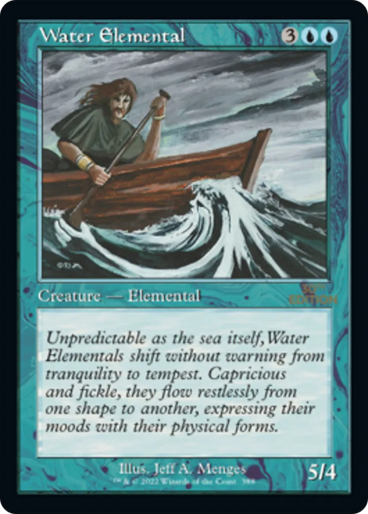 Elémental d'eau — 30th Anniversary Edition — Magic: The Gathering