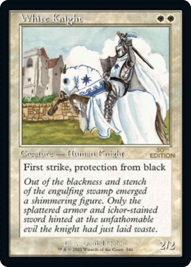White Knight — 30th Anniversary Edition — Magic: The Gathering