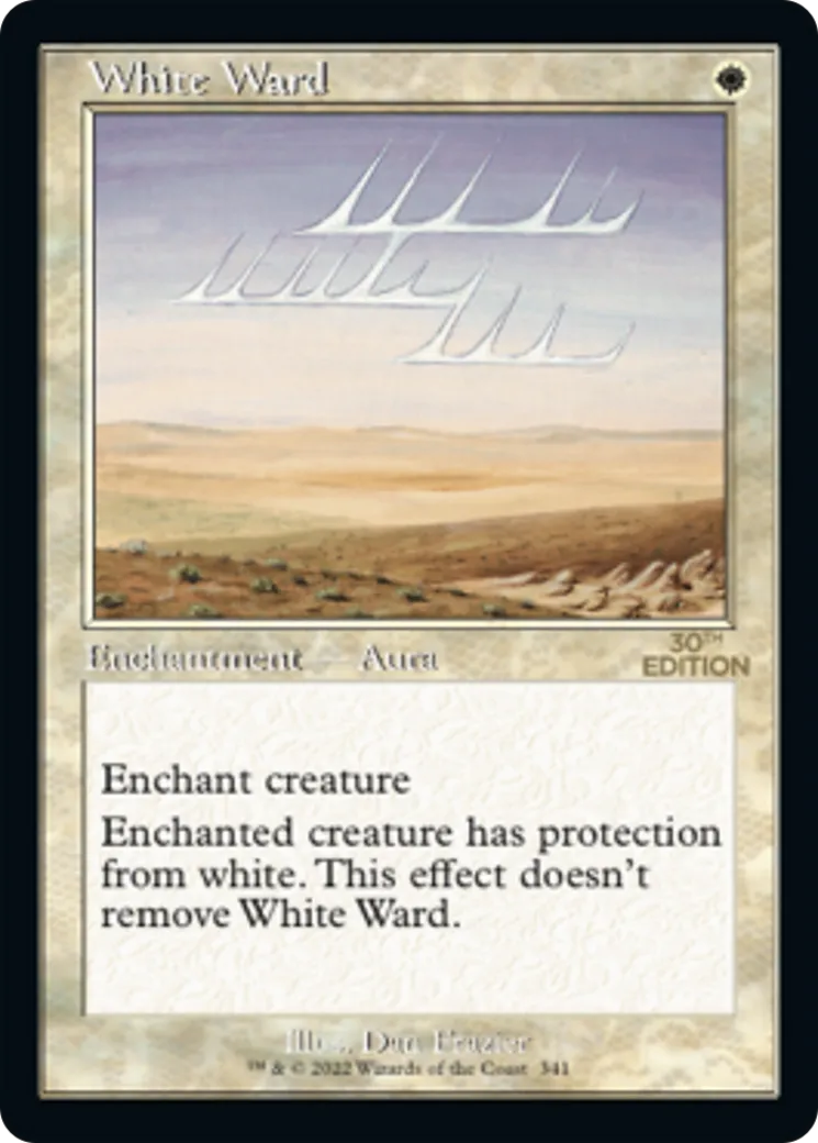 Rune de garde blanche — 30th Anniversary Edition — Magic: The Gathering