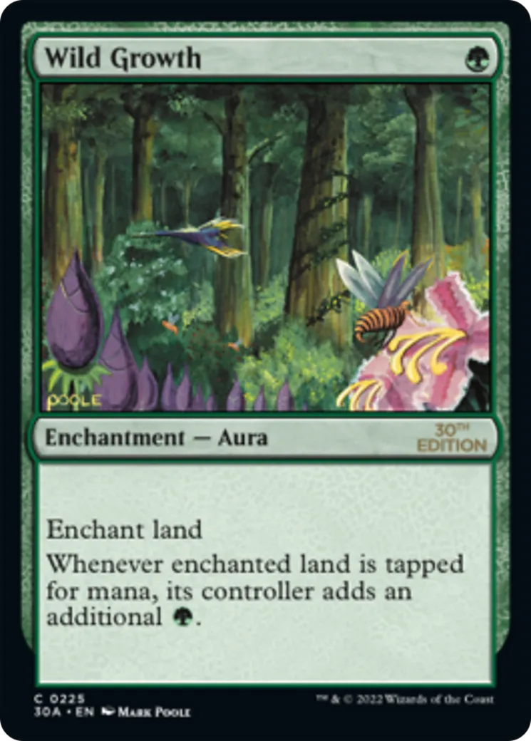 Wild Growth — 30th Anniversary Edition — Magic: The Gathering