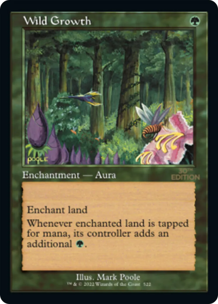 Wild Growth — 30th Anniversary Edition — Magic: The Gathering