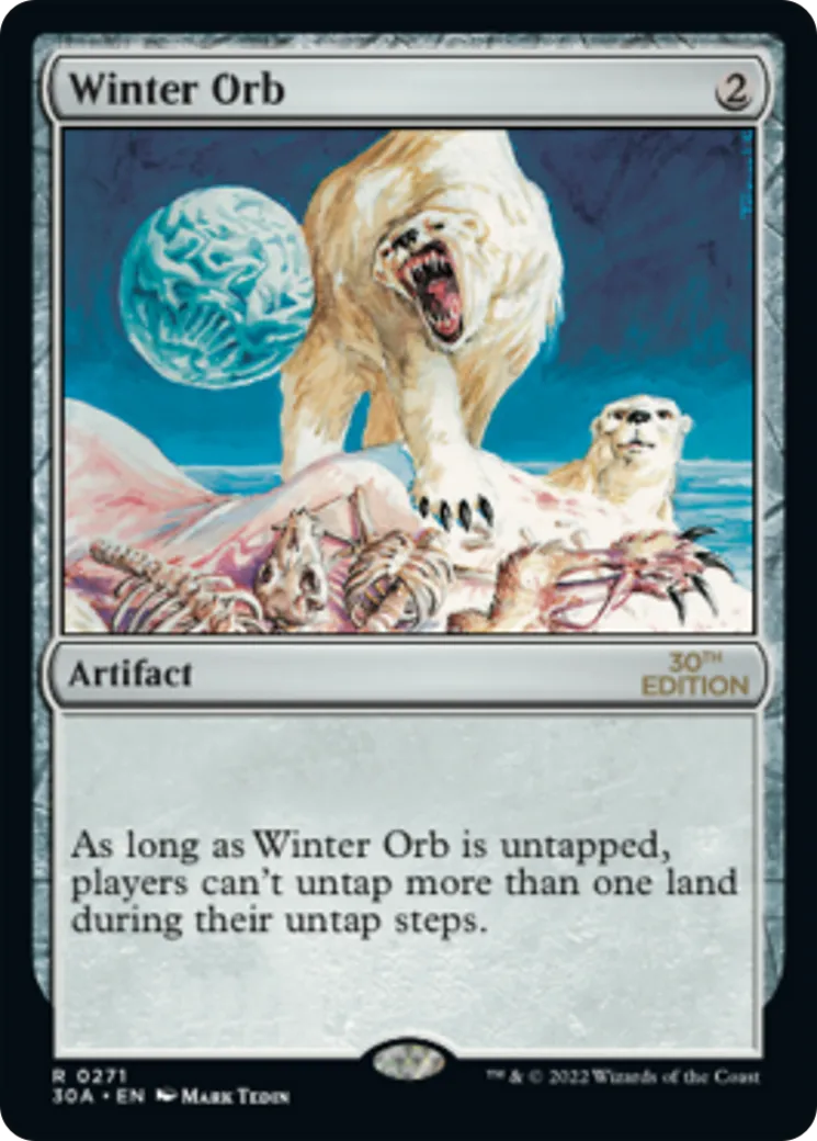 Orbe de l'hiver — 30th Anniversary Edition — Magic: The Gathering