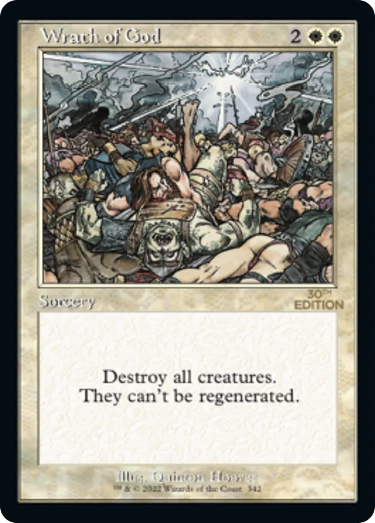 Colère de Dieu — 30th Anniversary Edition — Magic: The Gathering