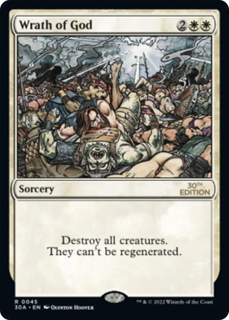 Wrath of God — 30th Anniversary Edition — Magic: The Gathering