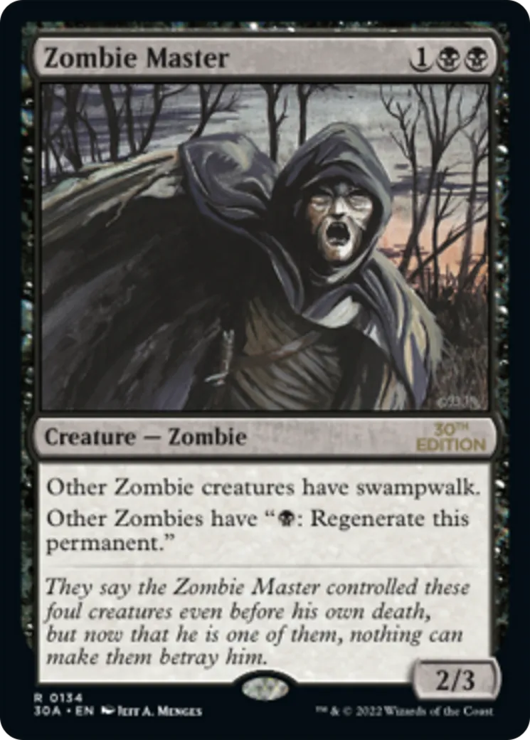 Zombie Master — 30th Anniversary Edition — Magic: The Gathering