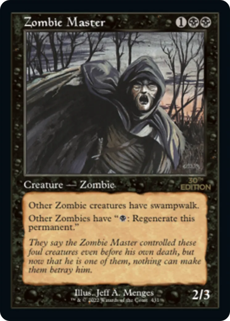 Maître des zombies — 30th Anniversary Edition — Magic: The Gathering