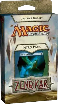 Zendikar Intro Pack Blue Unstable Terrain — Zendikar — Magic: The Gathering