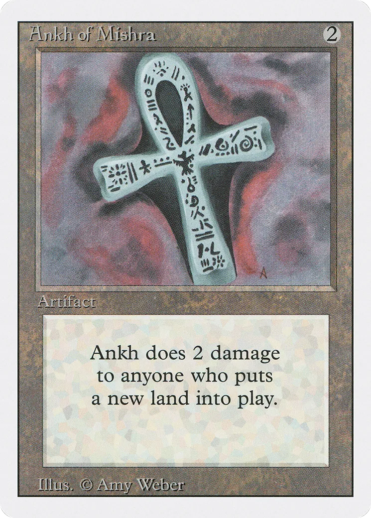 Ankh de Mishra — Revised Edition — Magic: The Gathering