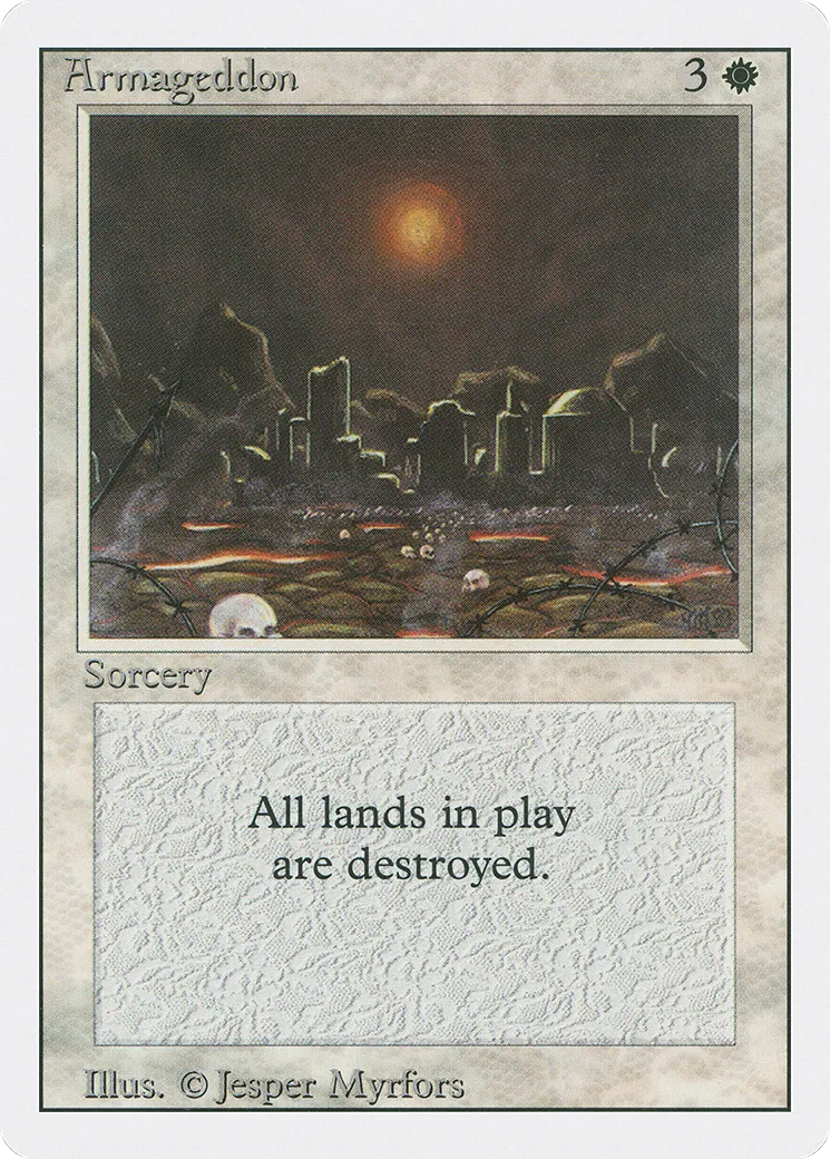 Armaguedon — Revised Edition — Magic: The Gathering