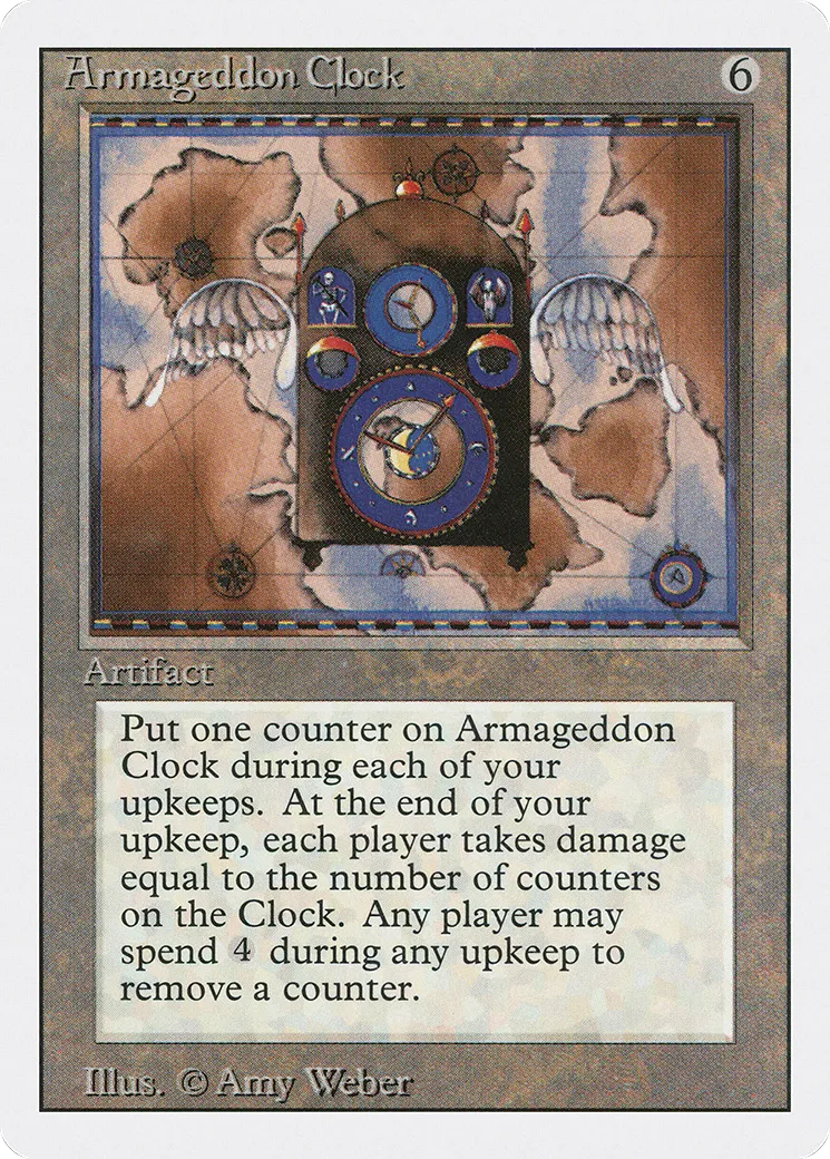 Armageddon Clock from Revised Edition - Magic: The Gathering