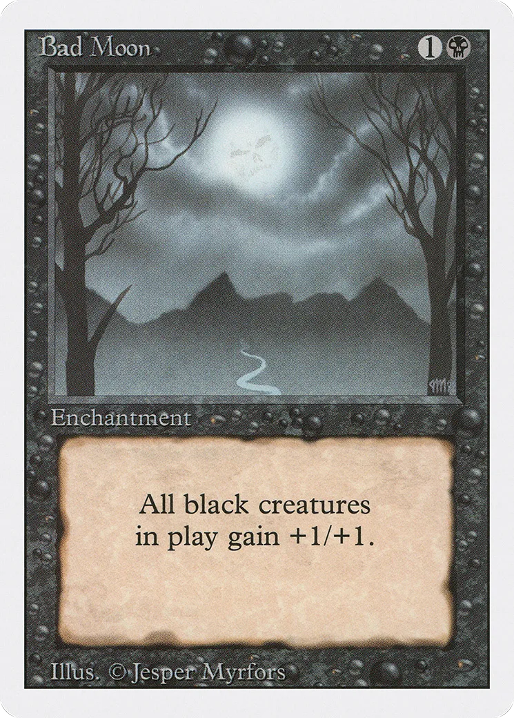 Bad Moon — Revised Edition — Magic: The Gathering