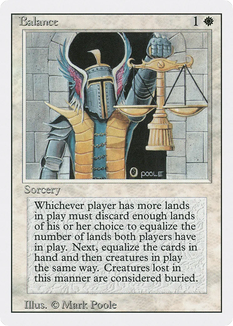Balance — Revised Edition — Magic: The Gathering