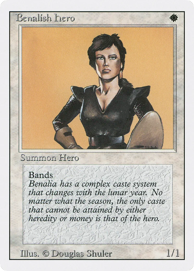 Benalish Hero — Revised Edition — Magic: The Gathering