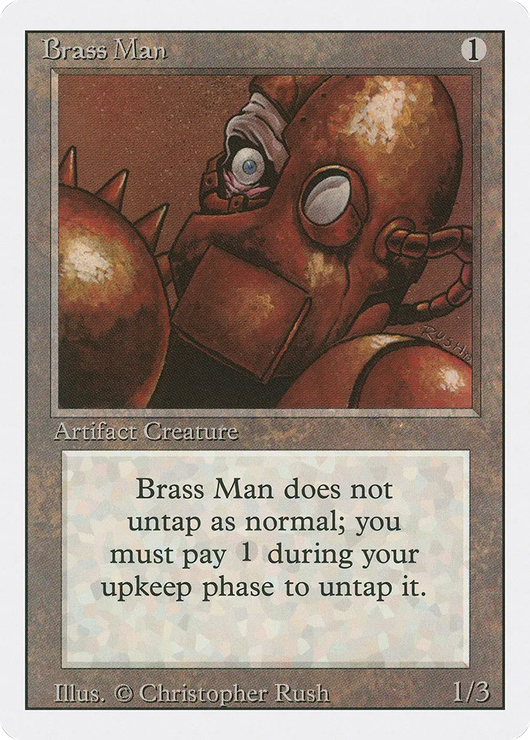 Brass Man — Revised Edition — Magic: The Gathering