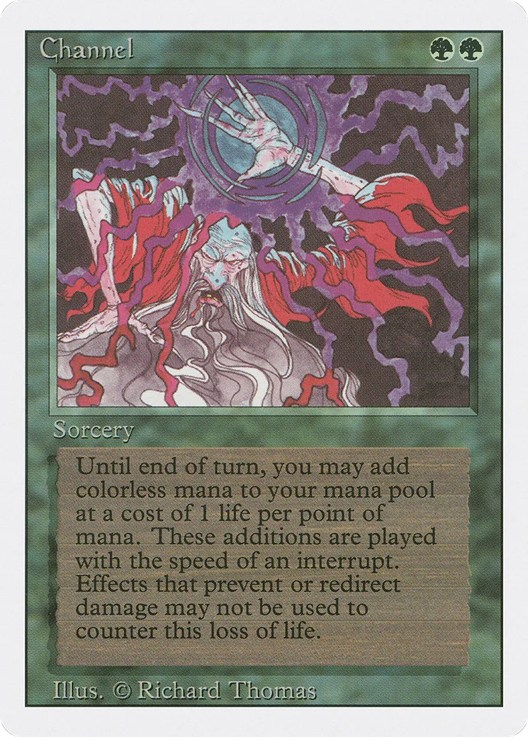 Channel — Revised Edition — Magic: The Gathering