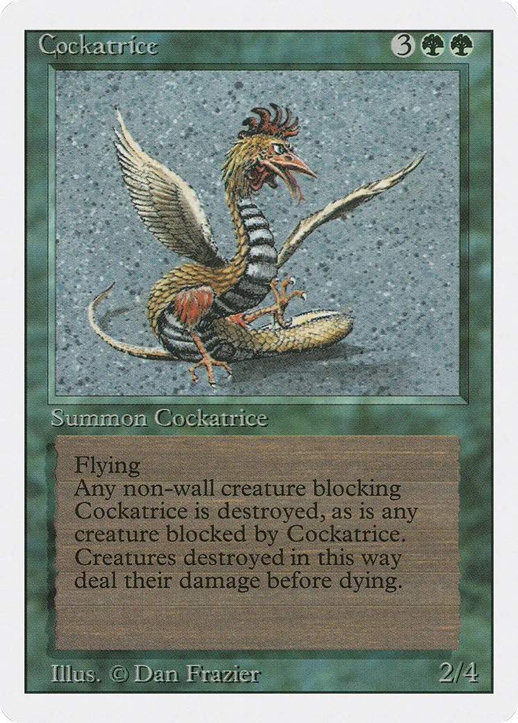 Cocatrix — Revised Edition — Magic: The Gathering