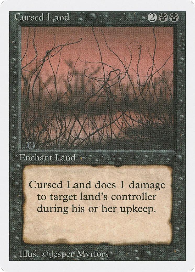 Terrain maudit — Revised Edition — Magic: The Gathering