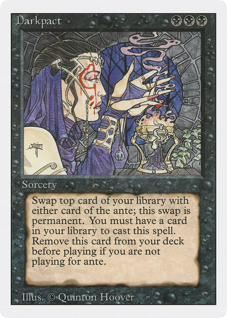Darkpact from Revised Edition - Magic: The Gathering