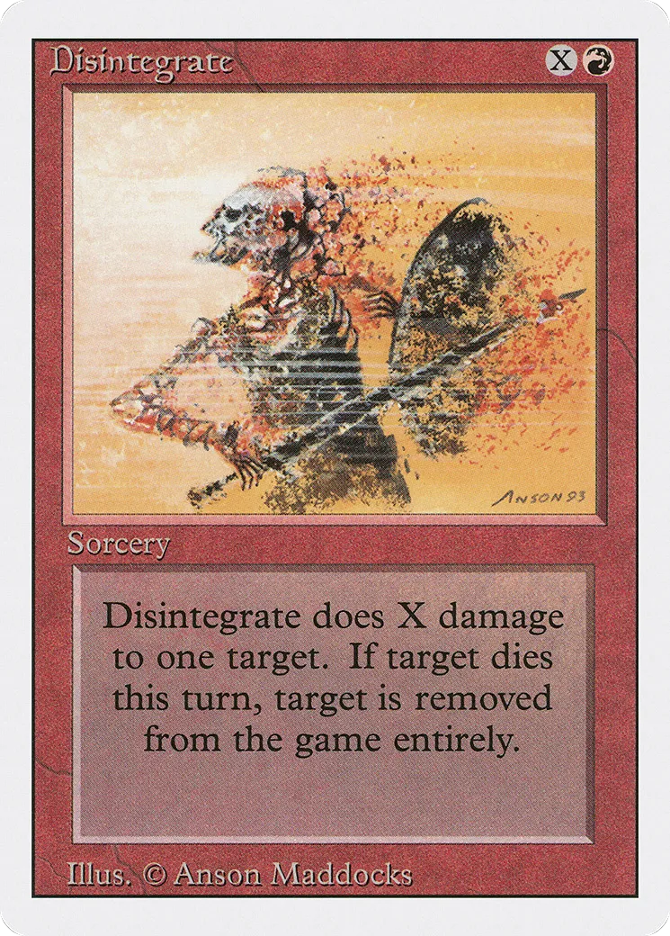 Désintégration — Revised Edition — Magic: The Gathering