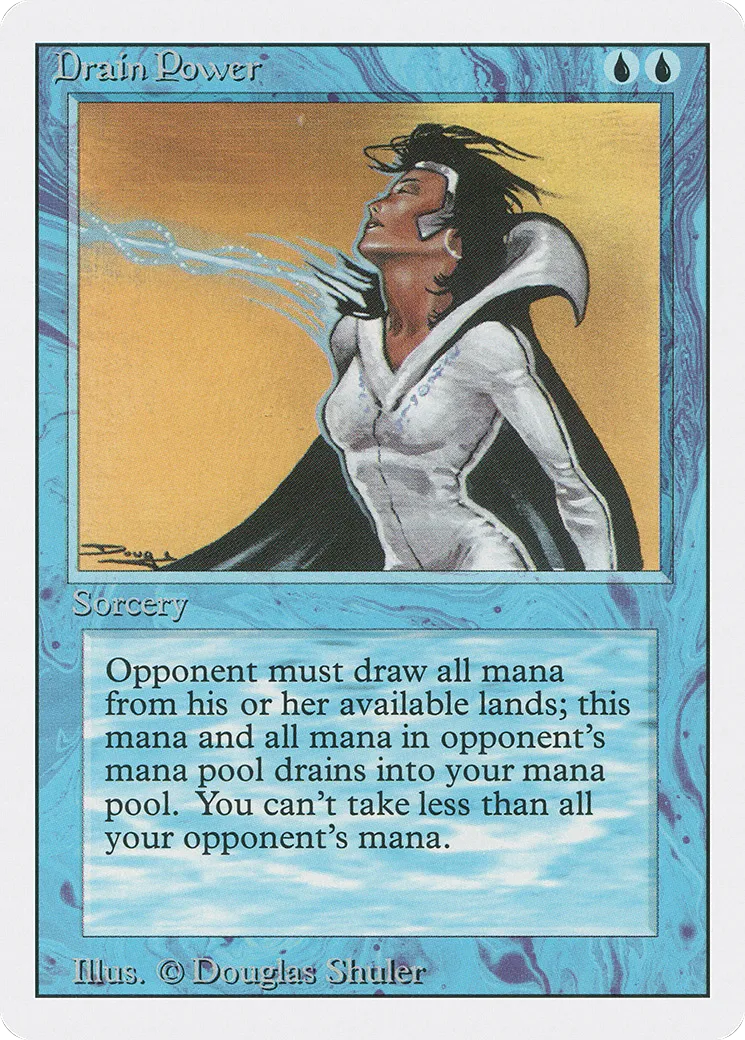 Drain d'énergie — Revised Edition — Magic: The Gathering