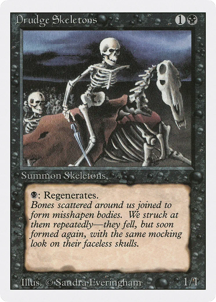 Squelettes serviles — Revised Edition — Magic: The Gathering