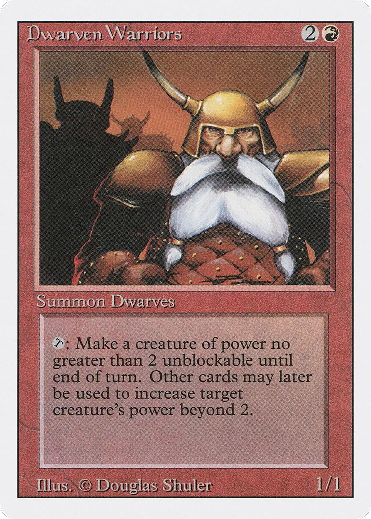 Guerriers nains — Revised Edition — Magic: The Gathering