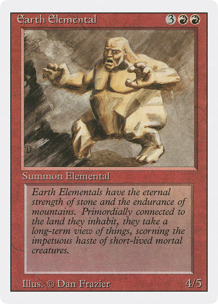 Élémental de terre — Revised Edition — Magic: The Gathering