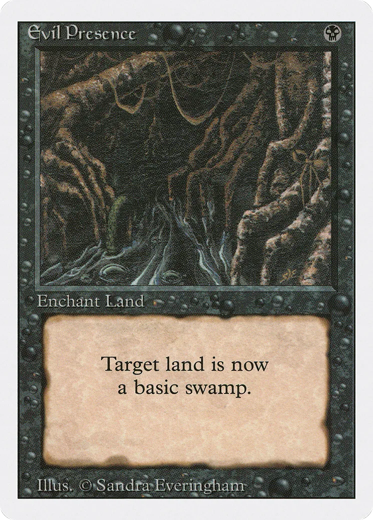 Présence malveillante — Revised Edition — Magic: The Gathering