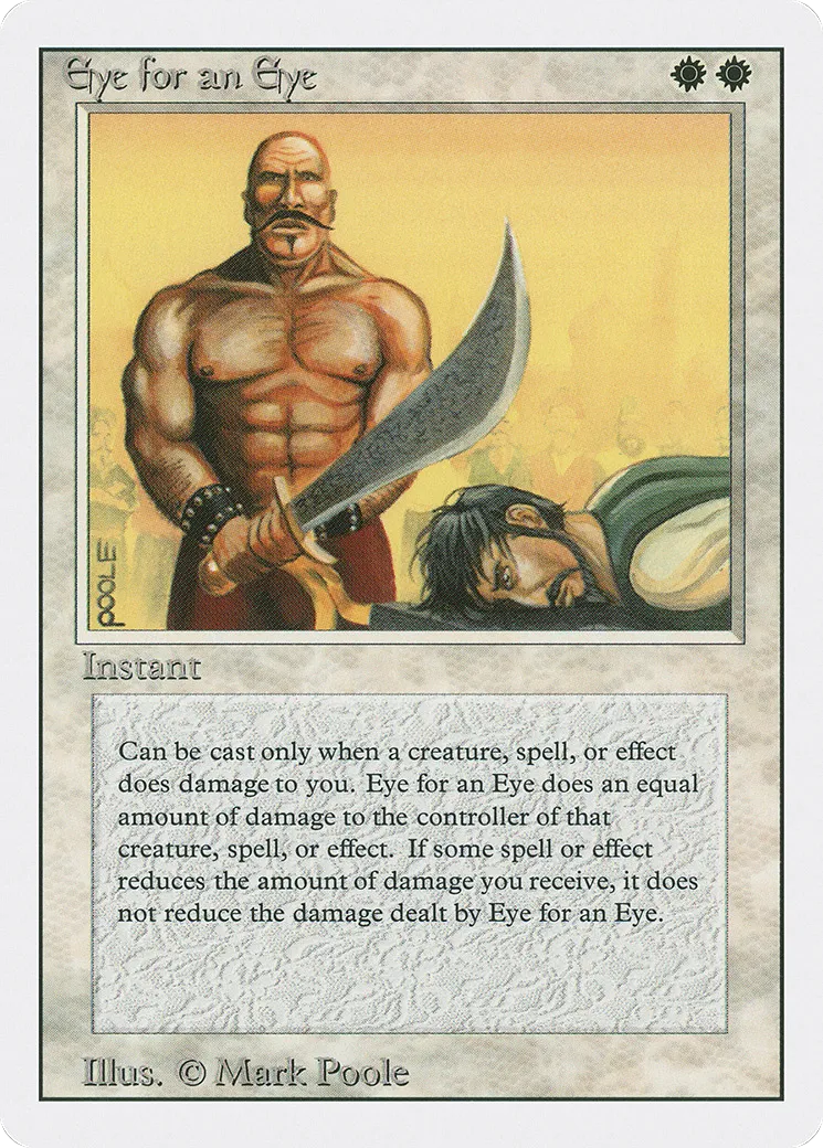 OEil pour OEil — Revised Edition — Magic: The Gathering