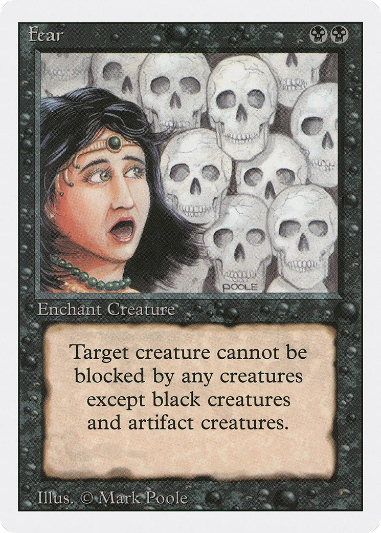 Peur — Revised Edition — Magic: The Gathering