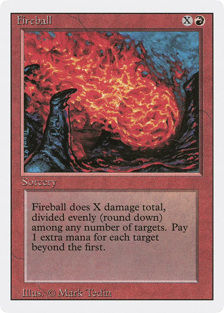 Fireball — Revised Edition — Magic: The Gathering