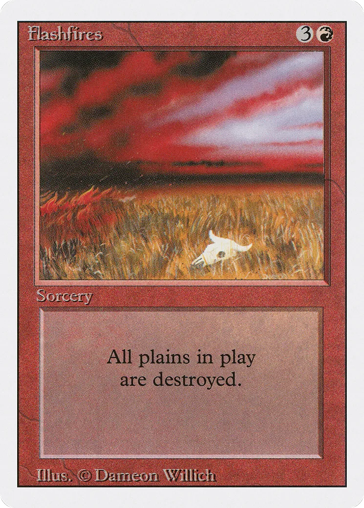 Feu de brousse — Revised Edition — Magic: The Gathering